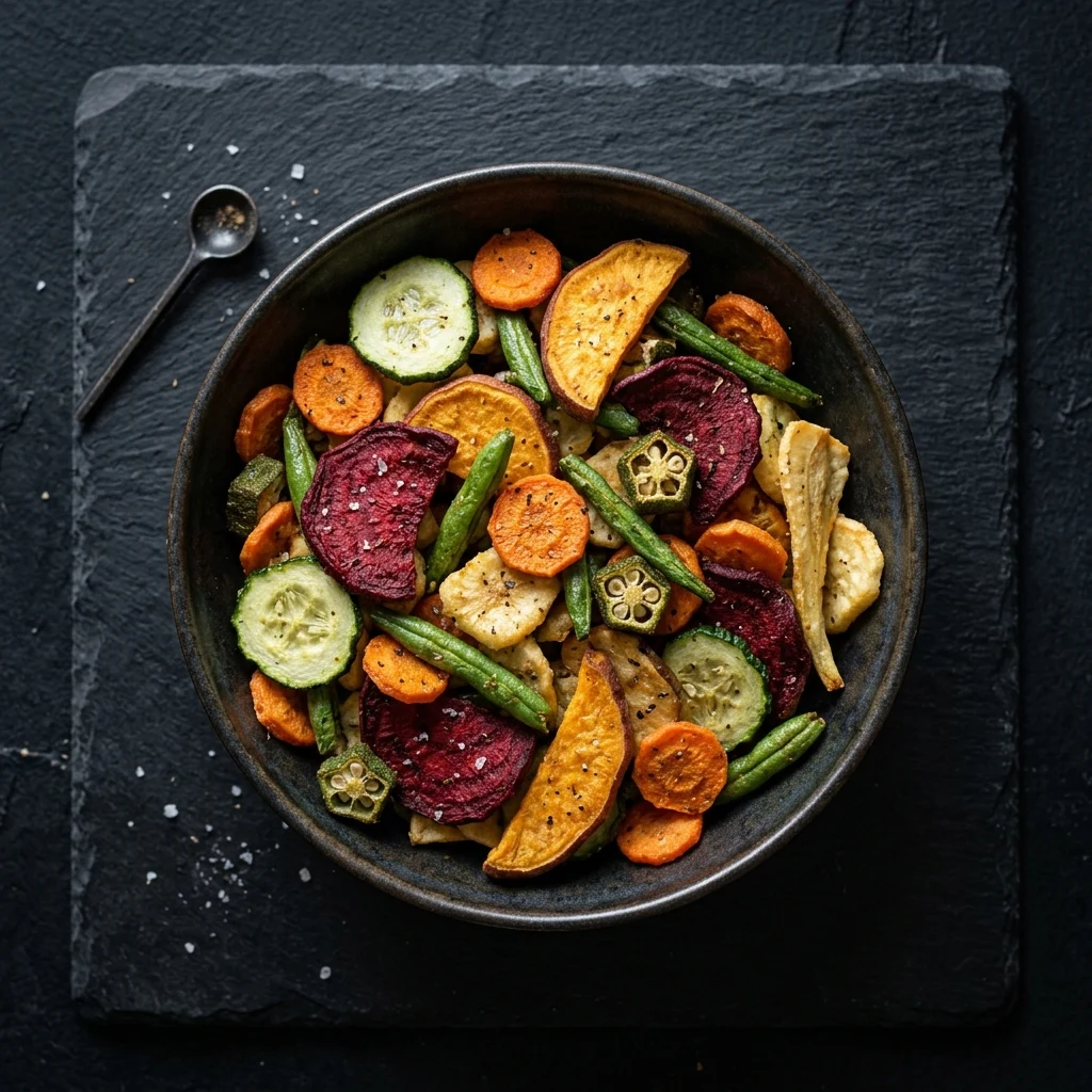 Air-Fried Vegetable Snack Mix
